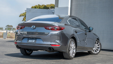 Borla 19-23 Mazda 3 NA / 21-23 Mazda 3 Turbo S-Type Axle Back Exhaust w/ 4in Black Tips - View 3 | Dirty Garage