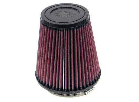 Universal Round Tapered Universal Air Filter 3.5in Flange ID/5.75in Base OD/3.75in Top OD/6in H - View 2 | Dirty Garage