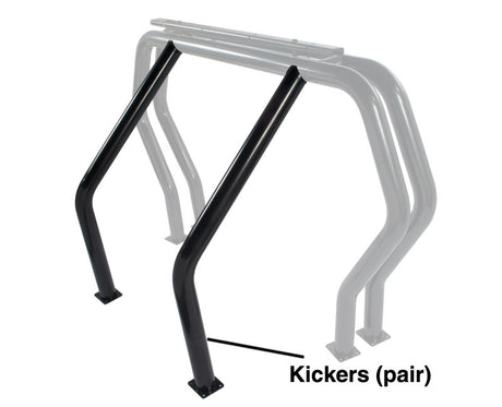 Go Rhino RHINO Bed Bar - Kickers - Black - View 2 | Dirty Garage