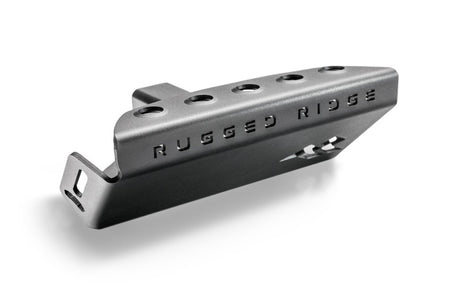 Rugged Ridge 07-23 Jeep Wrangler JK/JKU/JL/JLU & 20-23 Gladiator Hitch Skid Plate 2in. Rec - Tex Blk | Dirty Garage