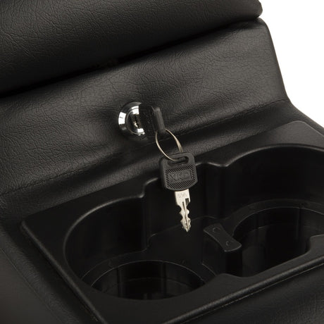Rugged Ridge Ultimate Locking Console Black 76-95 Jeep CJ / Jeep Wrangler - View 7 | Dirty Garage