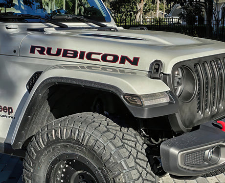 2018-2024 Wrangler Smoked Lens LED Front Sidemarkers - View 7 | Dirty Garage