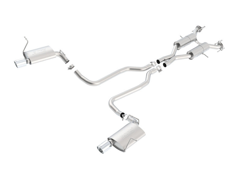 Borla 11-16 Jeep Grand Cherokee Limited/Laredo 5.7L 8cyl 4WD/RWD SS Catback Exhaust - View 3 | Dirty Garage
