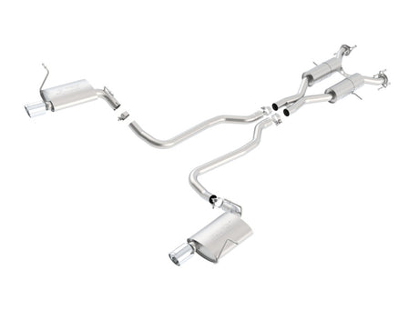 Borla 11-16 Jeep Grand Cherokee Limited/Laredo 5.7L 8cyl 4WD/RWD SS Catback Exhaust - View 3 | Dirty Garage