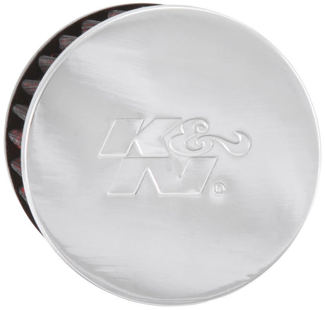 Universal 1.75in Flange ID x 3in OD x 2.5in H Chrome Finish Rubber Base Crankcase Vent Filter - View 14 | Dirty Garage