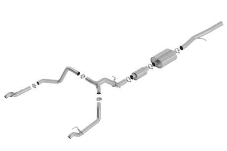 Borla 19 Chevrolet Silverado/GMC Sierra 1500 6.2L SS (S-Type) Catback Exhaust w/ Factory Tips | Dirty Garage