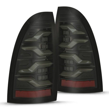 2005-2015 Tacoma Luxx-Series LED Tail Lights Alpha Black with Activation Light Sequential Signal | Dirty Garage