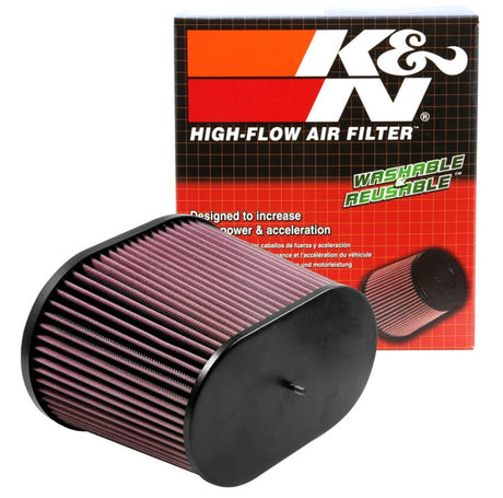 Universal Air Filter - Oval Straight - 3.688in Flange ID x 10.25in Base O/S Length x 7.875in H - View 7 | Dirty Garage