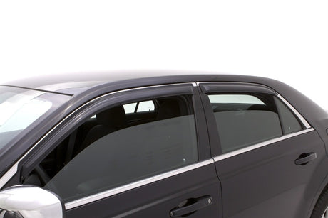 2011-2018 Chrysler 300 Ventvisor Outside Mount Window Deflectors Smoke 4-Piece | Dirty Garage