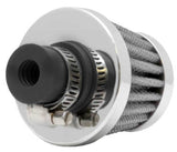 Universal 2in Base OD x .375in Flange ID x 1.75in H Rubber Base Crankcase Vent Filter - White - View 5 | Dirty Garage