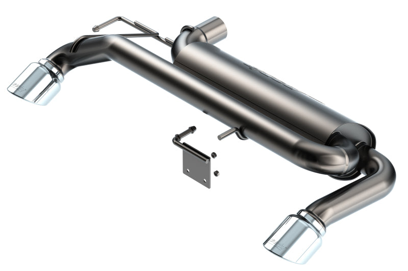 Borla 21-22 Ford Bronco 2.3L 4WD Touring Axle Back Exhaust w/ Bright Chrome Tips | Dirty Garage