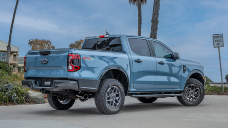 2024-2025 Ranger XLT Side Exit S-type Exhaust w/ Black Chrome Tips - View 2 | Dirty Garage