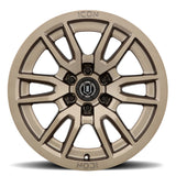 Universal Vector 6 17x8.5 6x5.5 0mm Offset 4.75" BS 106.1mm Bore Bronze Wheel - View 2 | Dirty Garage