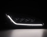 1999-2009 S2000 Nova-Series Projector LED Alpha-Black Headlights - View 3 | Dirty Garage