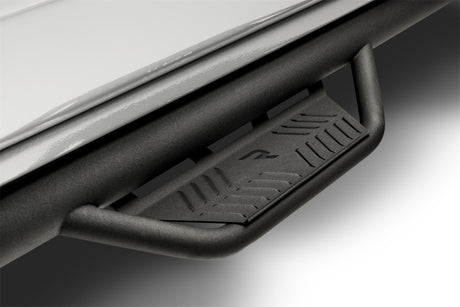 2016-2017 Tacoma Double Cab 3" Black Podium Cab Length Steps - View 2 | Dirty Garage