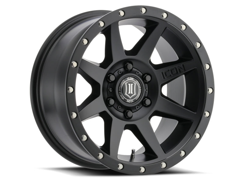 Universal Rebound 17x8.5 Satin Black Wheel 6x5.5 0mm Offset 4.75" BS 106.1mm Bore | Dirty Garage