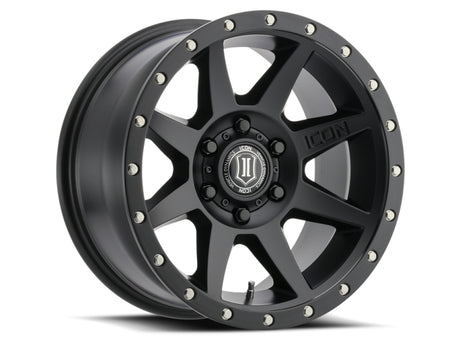 Universal Rebound 17x8.5 Satin Black Wheel 6x5.5 0mm Offset 4.75" BS 106.1mm Bore | Dirty Garage