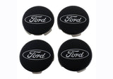 Universal Ford Truck/SUV Black And Chrome Wheel Center Cap Kit - View 2 | Dirty Garage
