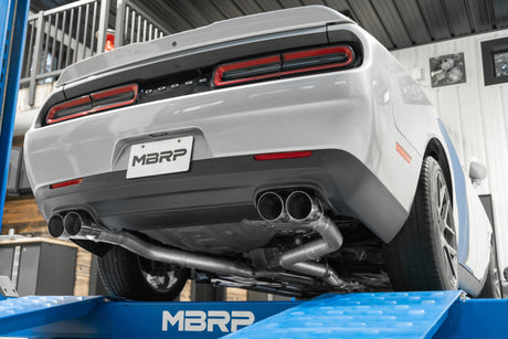 2015-2016 Challenger RT 5.7L Aluminized Steel 3" Dual Rear Cat-back Quad Tips Street - View 4 | Dirty Garage