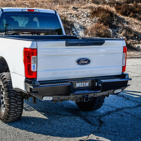 2017-2022 Super Duty HDX Bandit Black Rear Bumper - View 4 | Dirty Garage