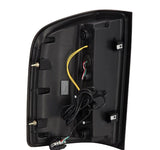 2007-2014 GM 1500 2500HD 3500HD Luxx-Series LED Tail Lights Black Smoked Lens - View 5 | Dirty Garage