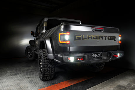 2020-2025 Gladiator JT Flush Mount LED Tail Lights Tinted Lens - View 13 | Dirty Garage