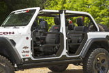 Rugged Ridge Fortis Front Tube Doors with Mirrors 18-23 Jeep Wrangler JL/JT - View 4 | Dirty Garage