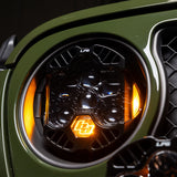 2018-2025 Wrangler JL/JT DOT LP6 LED Amber Headlight Kit - View 2 | Dirty Garage