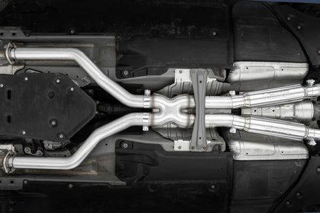 2016-2022 Infiniti Q50 3.0L 3" Cat-Back Dual Split Rear Street Version T304 - View 2 | Dirty Garage