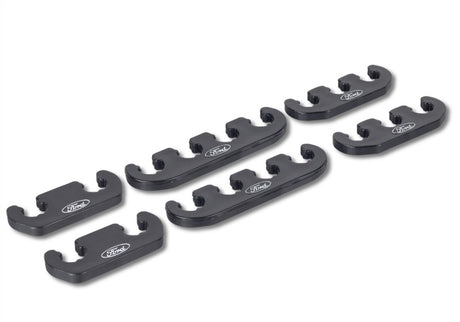 Universal Wire Dividers 4 to 3 to 2 - Black w/White Ford Logo - View 8 | Dirty Garage