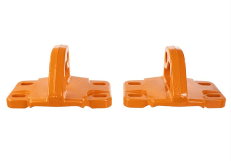 2021+ Bronco Front Bumper Tow Hooks - Orange - View 14 | Dirty Garage