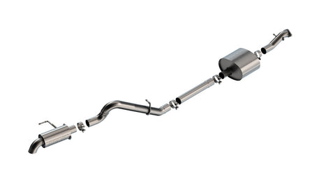 Borla 21-22 Ford Bronco 2.7L 2DR/4DR T-304 Stainless Steel Cat-Back Touring Exhaust - Brushed | Dirty Garage