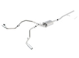 Borla 14 Silv/Sierra C/B Exhaust S-Type 1500 5.3L V8 AT/MT 2&4WD Ext Cab Split Side Exit - View 4 | Dirty Garage