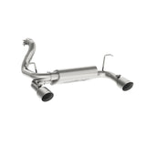 2018-2026 Wrangler 3.6L Dual Rear Exit Axle Back AL Exhaust System - View 2 | Dirty Garage