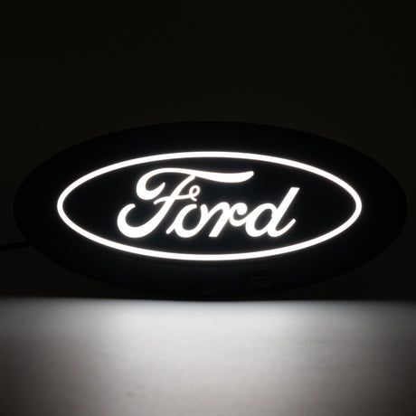 2021-2022 F-150 Front Luminix LED Emblem - w/ Camera CutOut - View 4 | Dirty Garage
