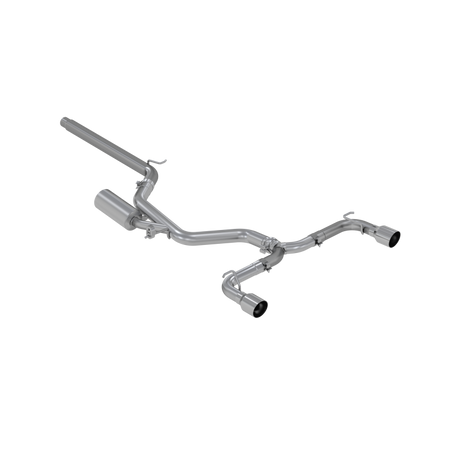 2015-2020 VW Golf GTI 2.0L Turbo 3" T304 Cat Back Exhaust Dual Split Rear Exit | Dirty Garage