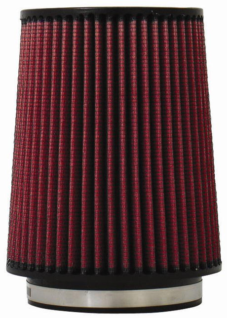 Universal High Performance Air Filter 5 Black 6.5 Base 8 Tall 5.5 Top - View 4 | Dirty Garage