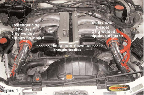 1990-1996 300Z Non Turbo Polished Short Ram Intake Pipe Only - View 3 | Dirty Garage