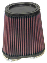 Universal Rubber Filter Dual Flange Oval Tprd 3.75in Base O/S W x 3.438in Top O/S W x 6.75in H - View 3 | Dirty Garage