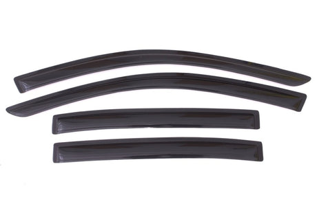 2013-2017 Accord Ventvisor Outside Mount Window Deflectors 4-Piece Smoke - View 4 | Dirty Garage