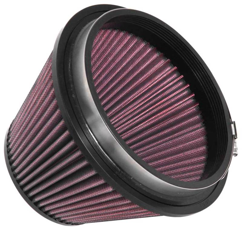 Universal Clamp-On Air Filter 6in FLG/7-1/2in B/4-1/2in T/5in H - View 2 | Dirty Garage