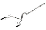 Borla F-150 2021 2.7L/3.5L 4dr CC SB EC STB Lari/King R/Plinum/LTD 3/2.25 SRE CB AK BLK CHR Tips | Dirty Garage