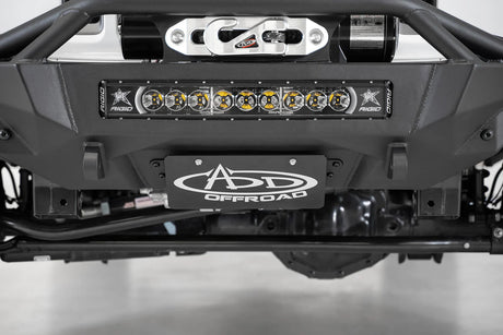 2007-2023 Wrangler Gladiator Front License Plate Bracket for ADD Stealth Fighter - View 3 | Dirty Garage