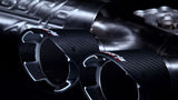 Borla 2020 Chevrolet Corvette C8 6.2L ATAK 3in Exhaust System Dual Round Angle Cut Carbon Fiber Tips - View 2 | Dirty Garage