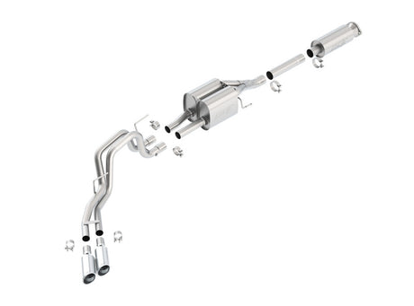 Borla 10-12 Ford F-150 Raptor 6.2L V8 2/4WD AT Touring SS Catback Exhaust - View 3 | Dirty Garage