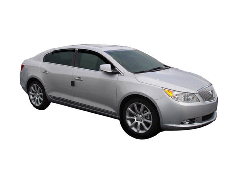 2010-2016 Lacrosse Ventvisor Outside Mount Window Deflectors 4-Piece Smoke - View 3 | Dirty Garage