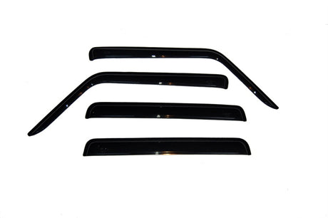 2006-2010 Commander Ventvisor Outside Mount Window Deflectors Smoke 4-Piece - View 4 | Dirty Garage