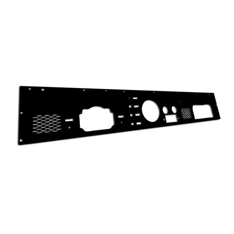 Rugged Ridge Dash Panel Pre-Cut Holes Black 76-86 Jeep CJ - View 2 | Dirty Garage