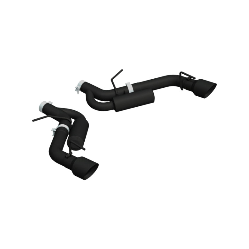 2016-2019 GM Camaro SS Dual Rear Exit Axle Back 4.5" OD Tips Black | Dirty Garage