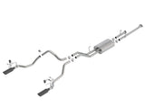 Borla 14-18 Toyota Tundra 4.6L/5.7L V8 AT 2&4WD Crew Max Cat-Back Touring Exhaust - Black Chrome Tip | Dirty Garage